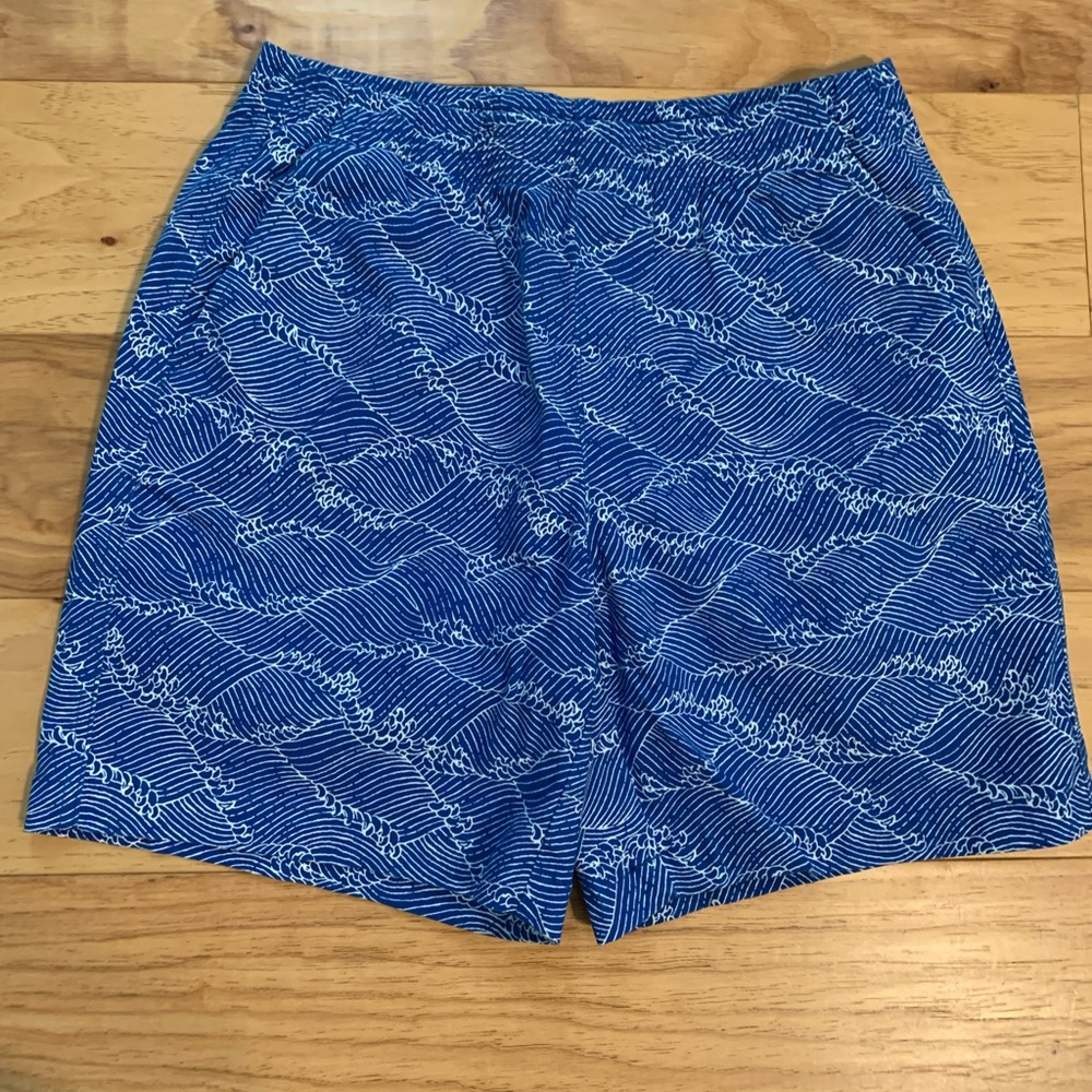 Blue Patterned Lands End women’s Shorts